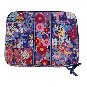 Vera Bradley Impressionista Floral Computer Laptop Sleeve Quilted Colorful 14x11